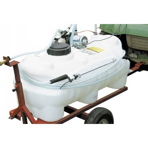 Towable Sprayer – 25 Gal Battery Powered Pump